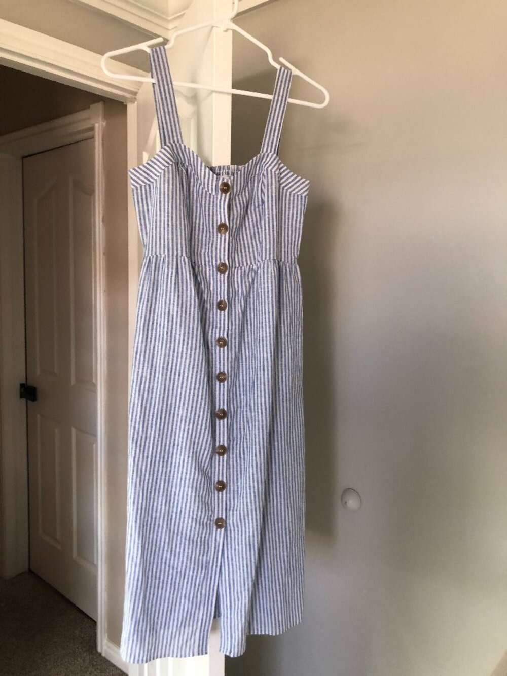 Seraphine Women's Linen Cotton Maternity Dress size 2 PETITE New with tags